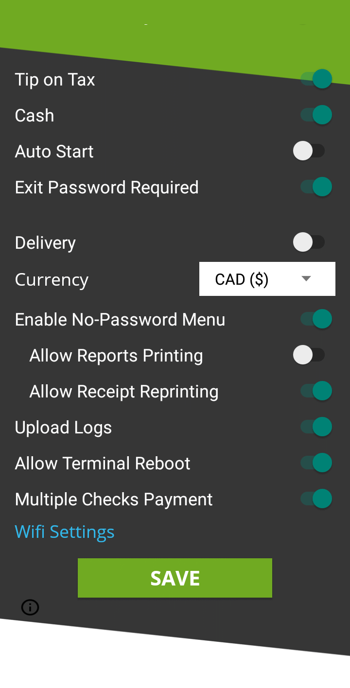 Screenshot Advanced Settings